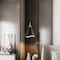 Nuvo Tango 1-Light Medium Pendant - Matte Black with Polished Nickel 60/7475 - alternate 5